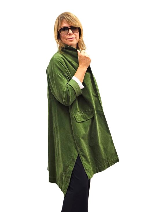 Gara kokvilnas samta žakete